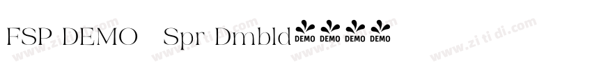 FSP DEMO   Spr Dmbld字体转换